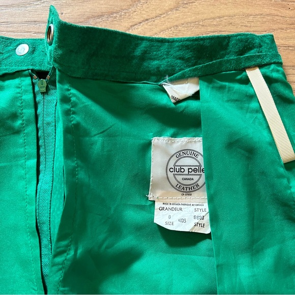 Vintage Club Pelle genuine leather skirt - Picture 2 of 5